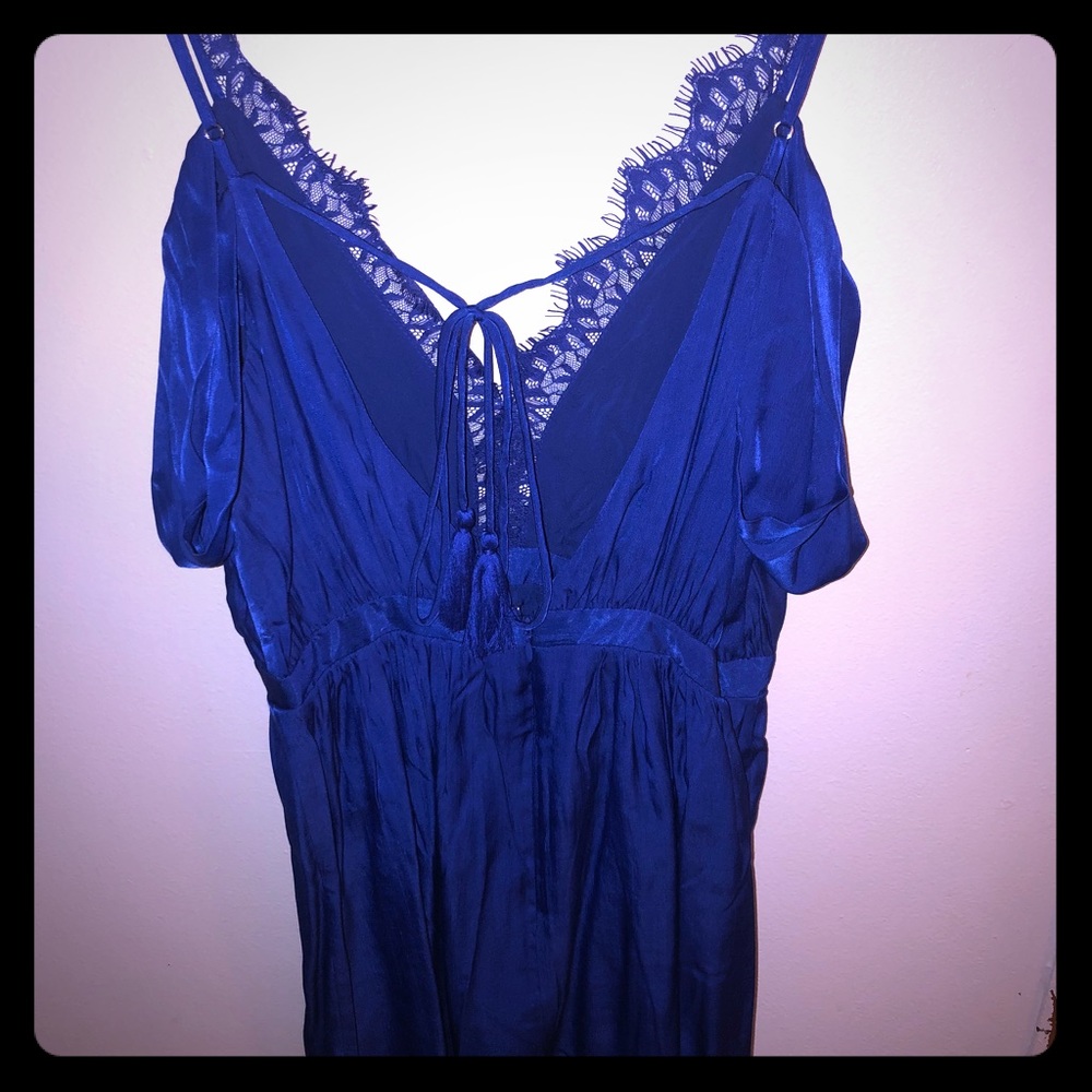 The Jetset Diaries cobalt mini dress